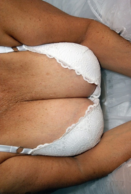 Brazen plump granny Savana flashes panty upskirt in tutu & sparkly high heels 17443688