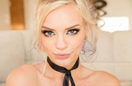 Hot blond Alex Grey get double fucked by a couple of long cocks 86931448