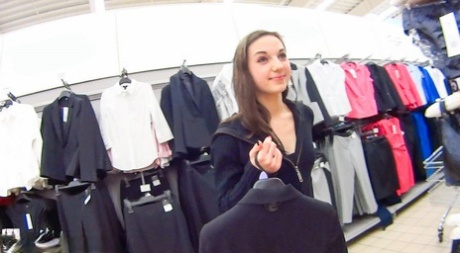 Young girls go shopping before providing oral sex to pay for their clothes 37802713