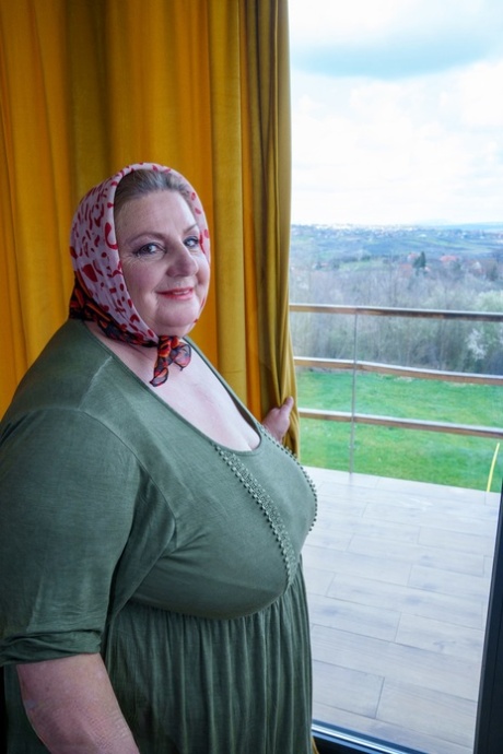 Obese old woman has sexual intercourse with a young feller 93354573
