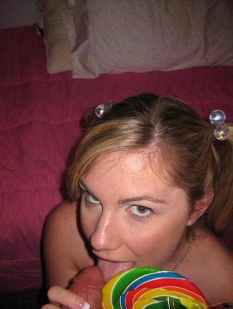 Ex-gf Hayden Night sucks on her former guy's dick and a lollipop in POV mode 68561723